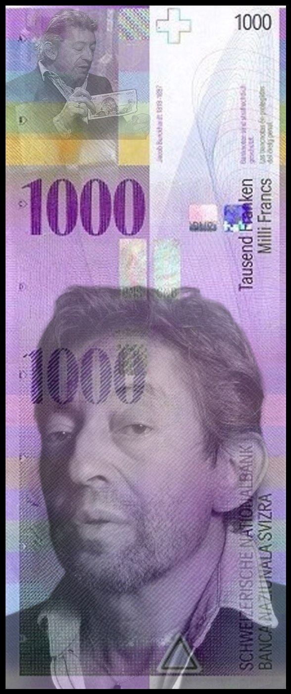 Mille Francs, Gainsbourg