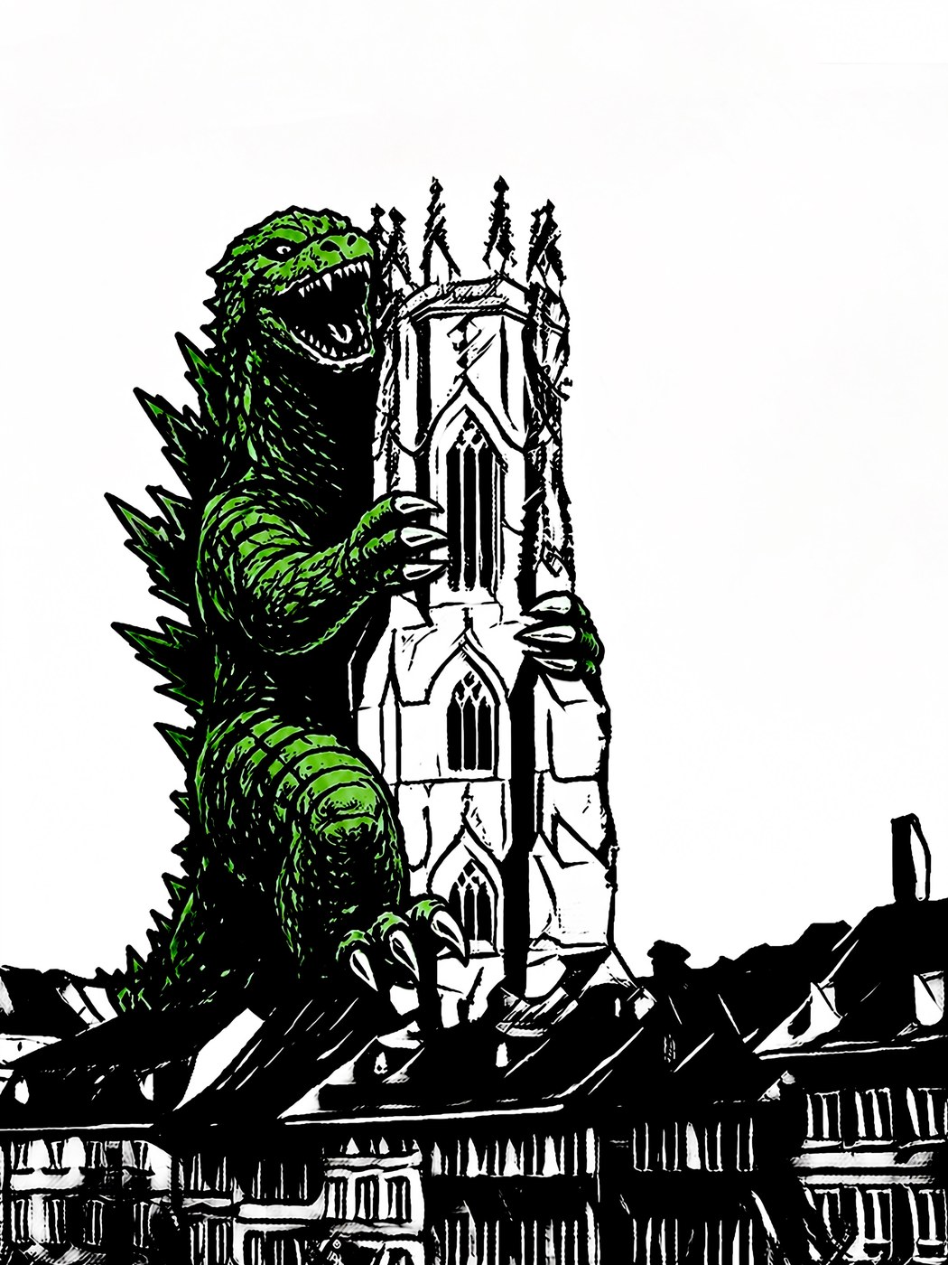 Godzilla vs. la Cathédrale